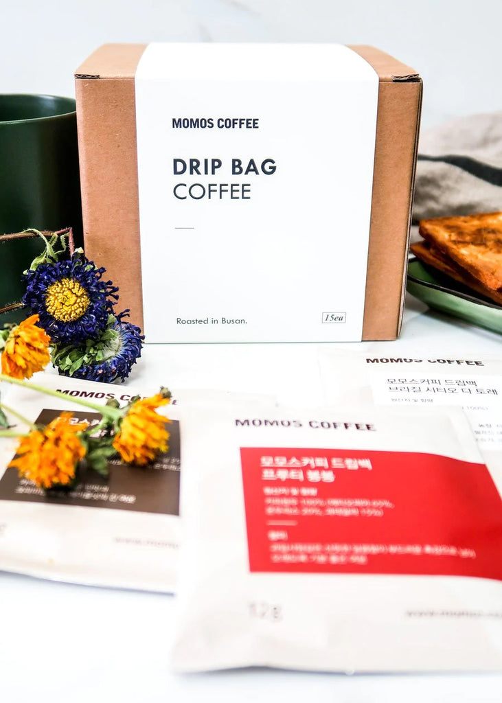 [Momos Coffee] Busan Drip Coffee Sampler Box (15 bags)