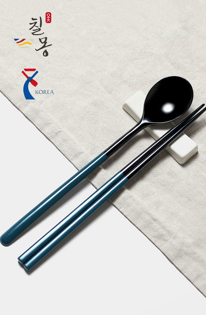 [Chilmong] Korean DARK Ottchil Wooden Chopstick Set - SLEEVE