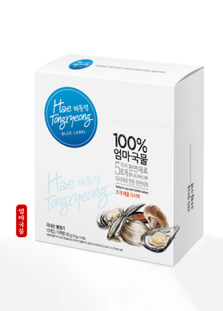 [Hae Tongryeong] 100% Mom's Seafood Broth Packs (Blue Label)