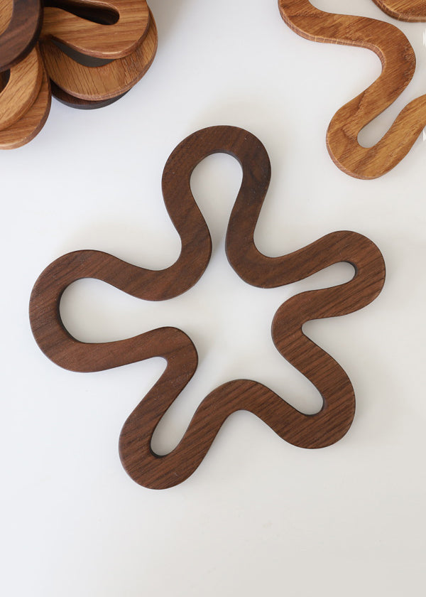 [JF] Korean Wooden Pot Holder (Trivet)