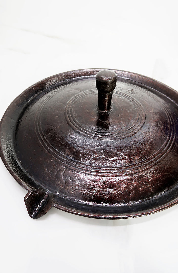 [Jang] Traditional Cast Iron Korean BBQ Lid (Sot Ddu Kung)