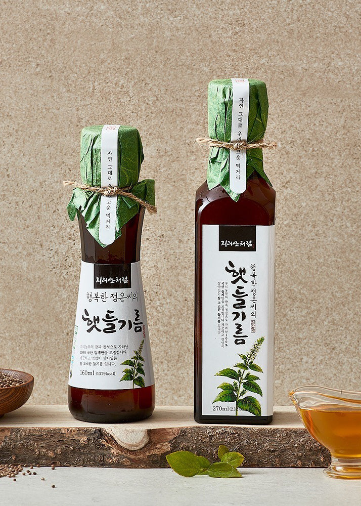 [Happy Jeong-Eun's] Fresh-Pressed Toasted Perilla Oil