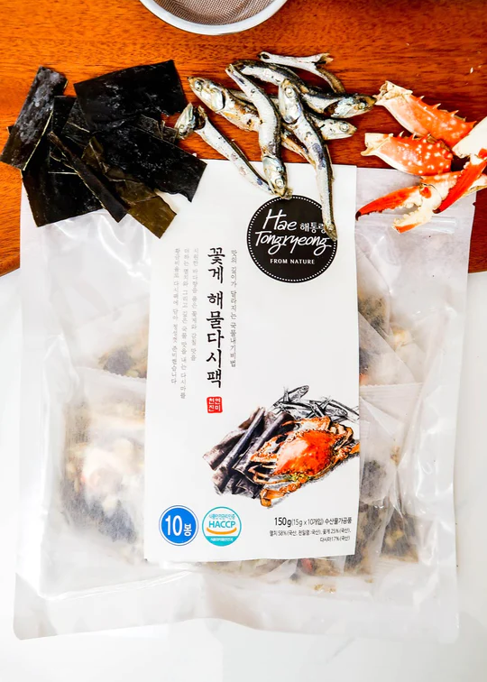 [Hae Tongryeong] Crab & Seafood Dashima Broth Pack