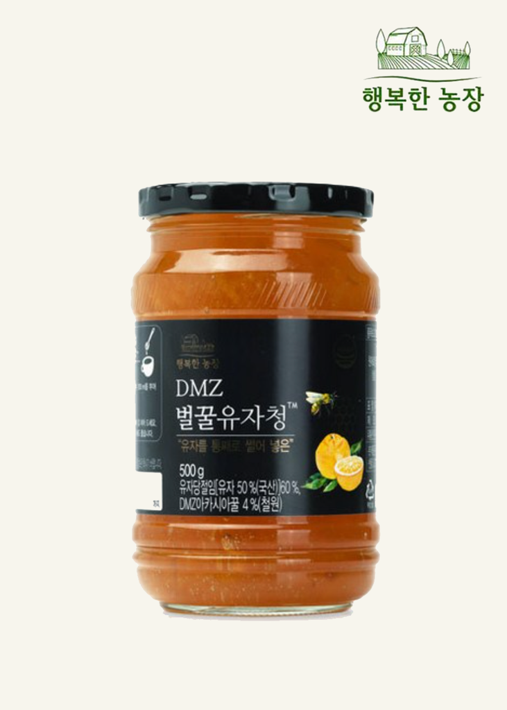 [Happy Farm] Korean DMZ Wild Honey & Yuja Tea (500g)