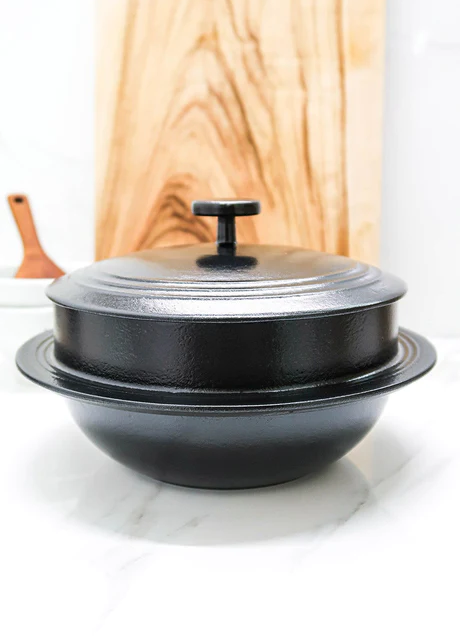 16CM Small Dutch Oven Enameled Cast Iron Soup Pot With Lid Rice