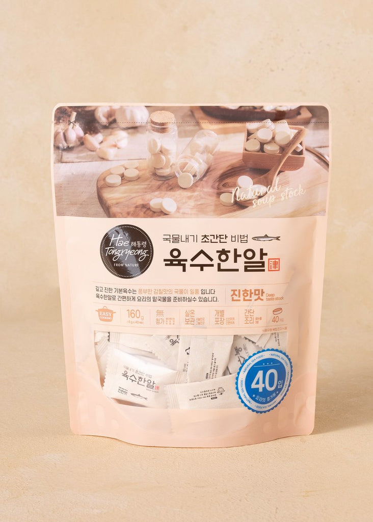 [Hae Tongryeong] Natural Korean Stock Broth Tablets (Anchovy Kelp)