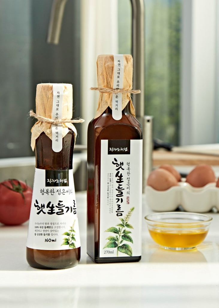 [Jirisan Chereum] 100% Korean Perilla Oil (Unroasted)