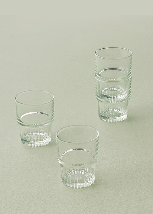 [Lucky Glass] Daily Cafe Cups - 4pc Set