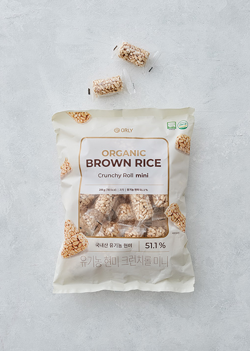 [ORLY] Organic Brown Rice Snack - Crunchy Mini Rolls